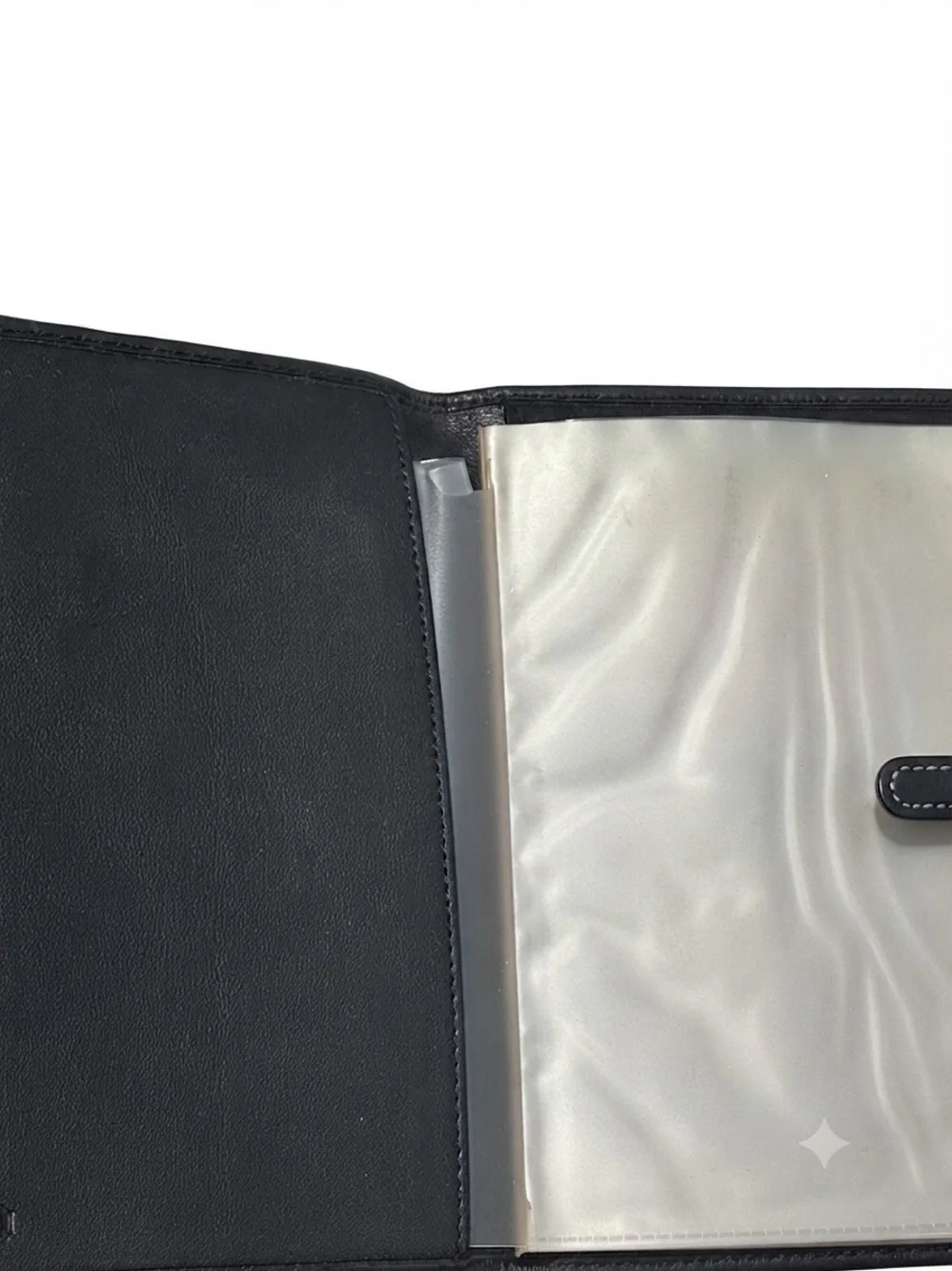 Authentic Vintage Coach Black Leather photo & Card Holder